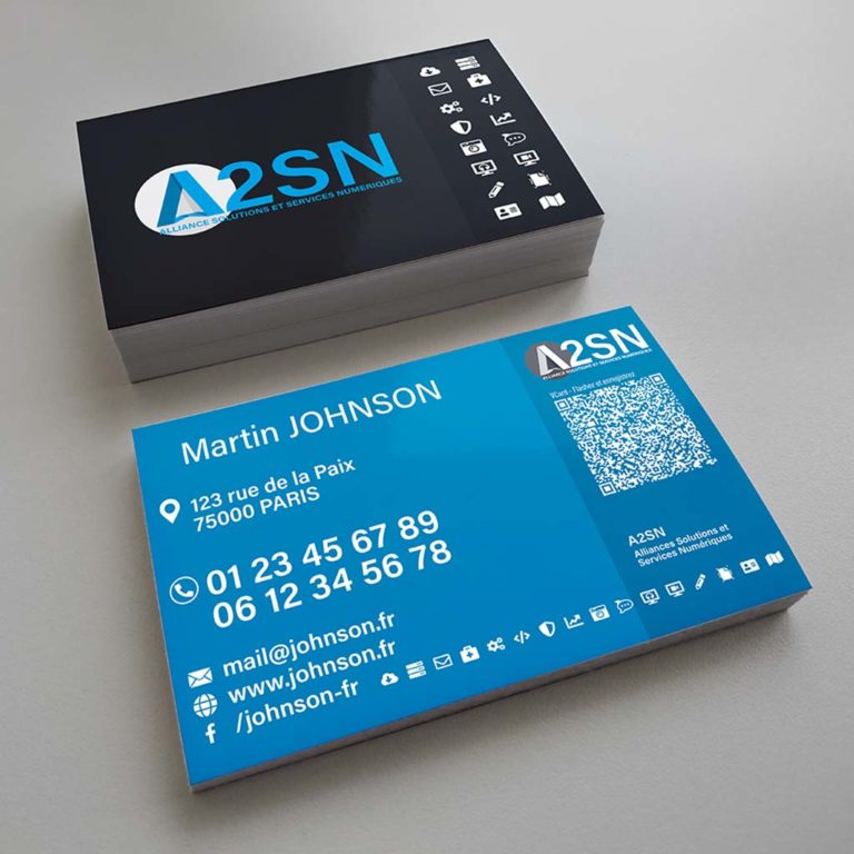 Design A2SN – Carte de visite