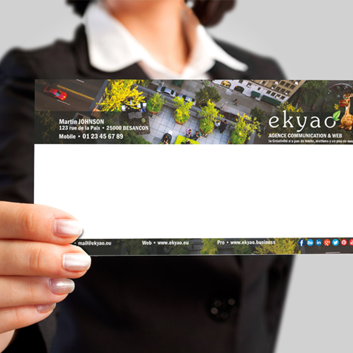 Design Ekyao – Carton de correspondance