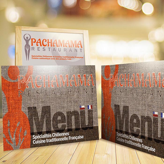 Design Pachamama Restaurant – Menu